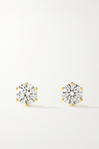 Classice solitaire 6 prong Studs
