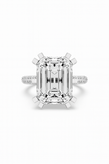 Imperial Emerald Solitaire Ring