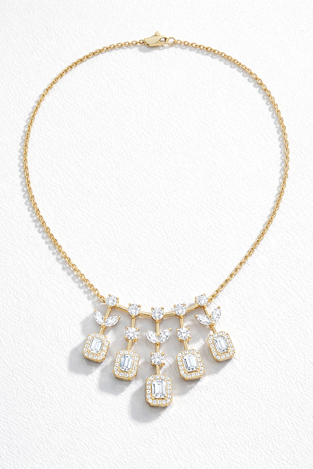 Aurora Cascade Diamond Necklace