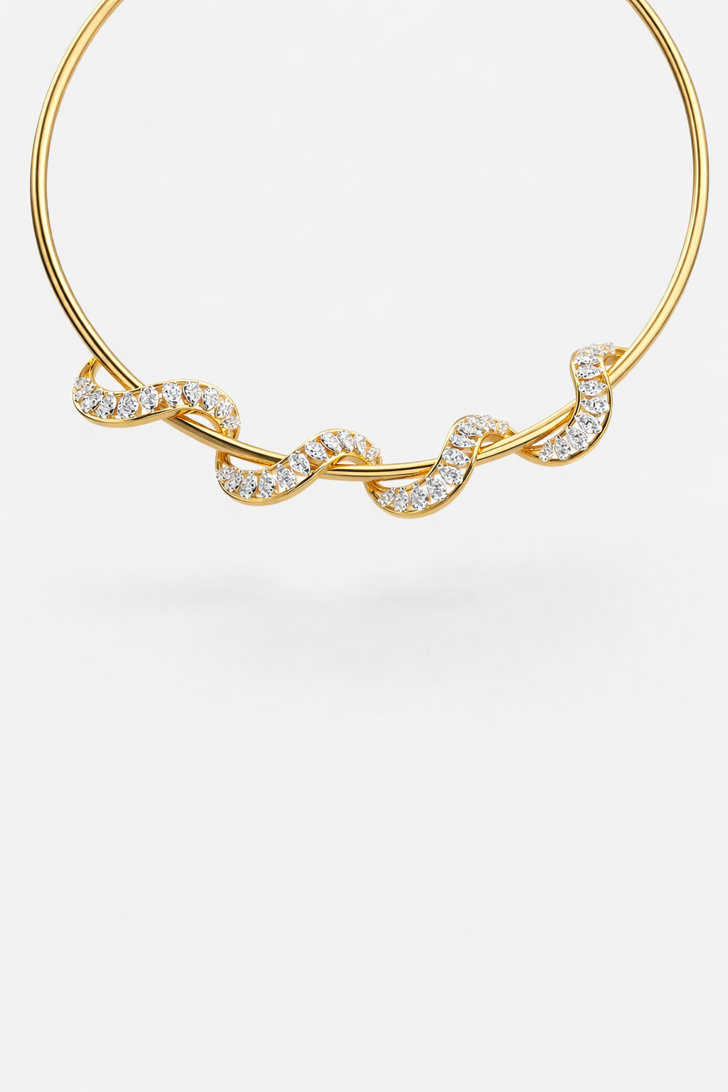 Serpentine Grace Diamond Necklace