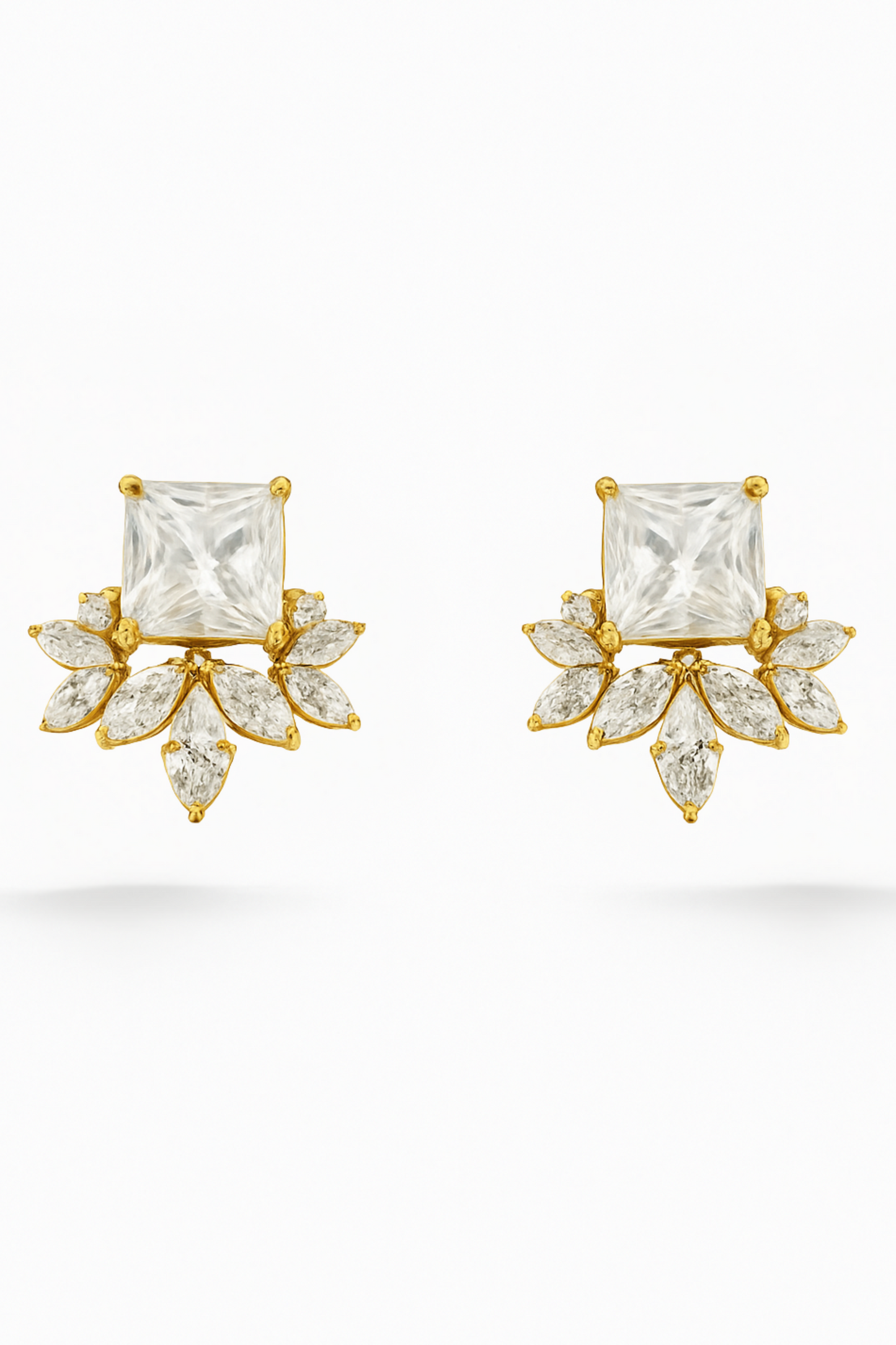 Floral Radiance Diamond Studs
