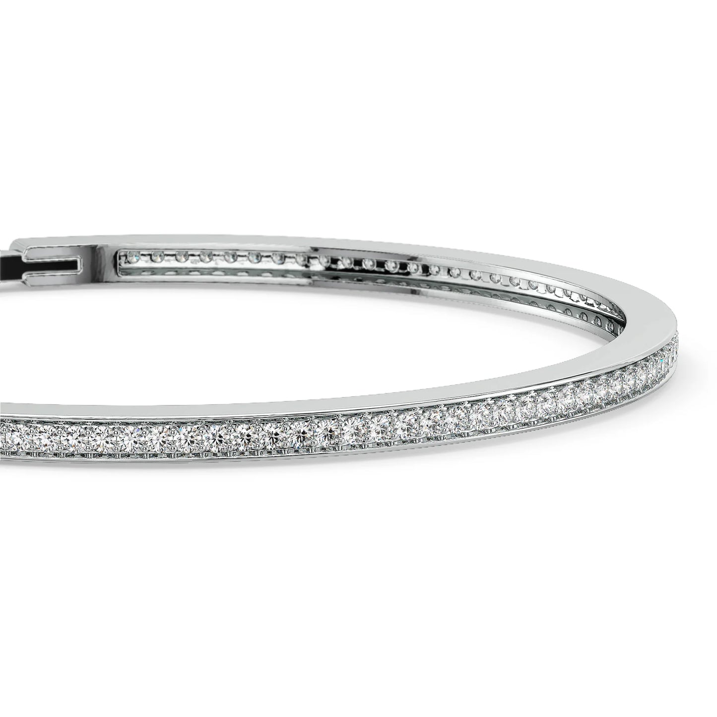 Celestia Sleek Diamond Bangle