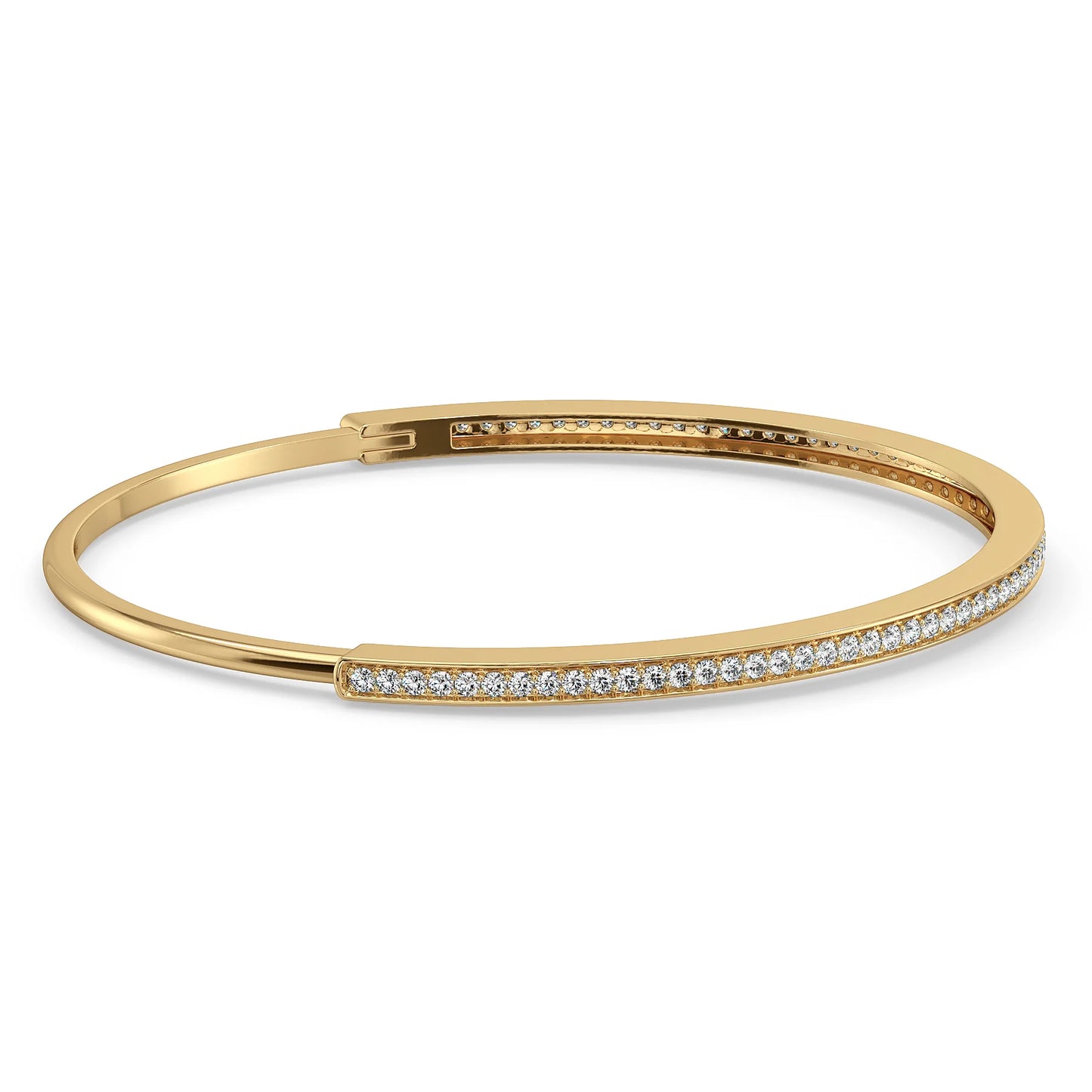 Celestia Sleek Diamond Bangle