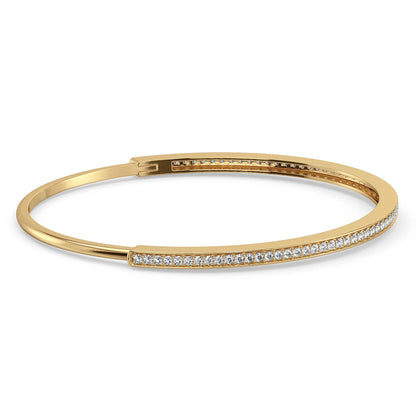 Celestia Sleek Diamond Bangle