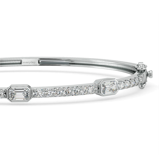 Emerald Radiance Diamond Bangle