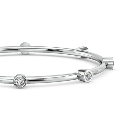 Clarette Bezel Bangle