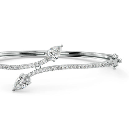 MARGUERITE ELEGANT STUDDED BANGLE