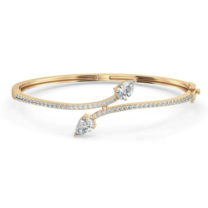 MARGUERITE ELEGANT STUDDED BANGLE