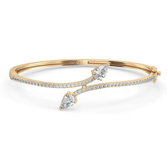 MARGUERITE ELEGANT STUDDED BANGLE