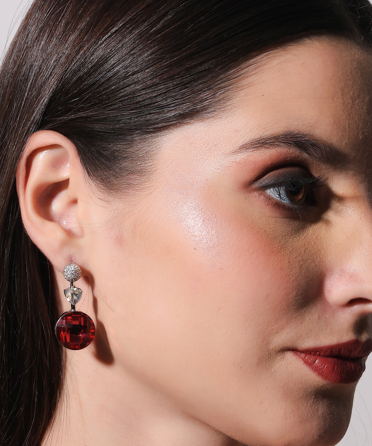 Claret Elegance Earrings