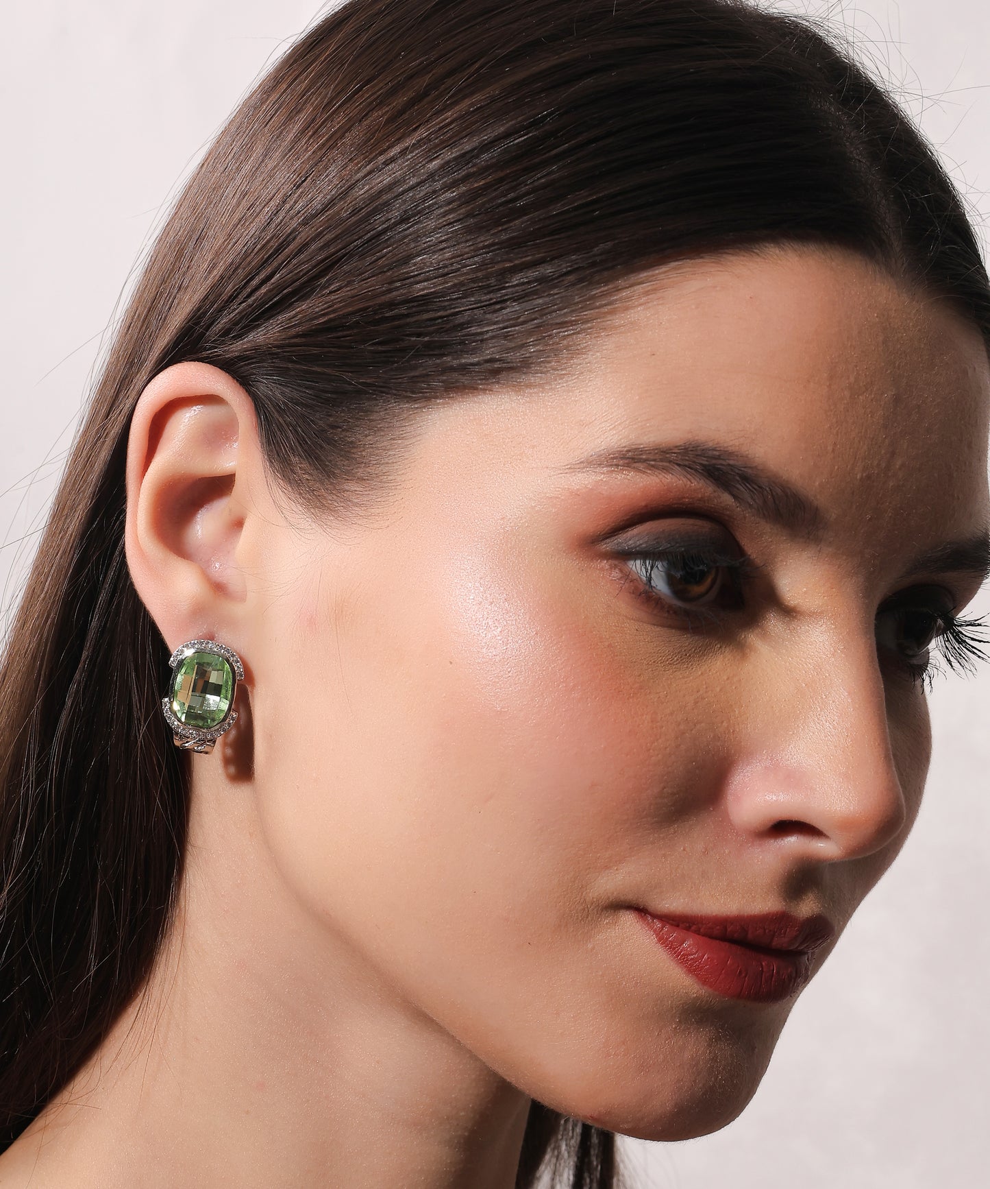 Olive Radiance Stud