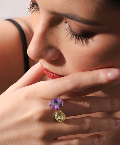 Amethyst Harmony Ring