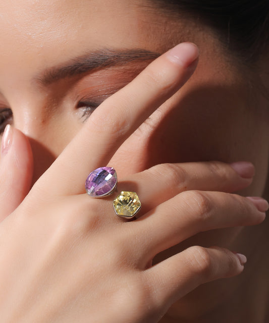 Amethyst Harmony Ring