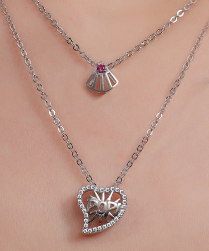 POP Heart Layered Pendant