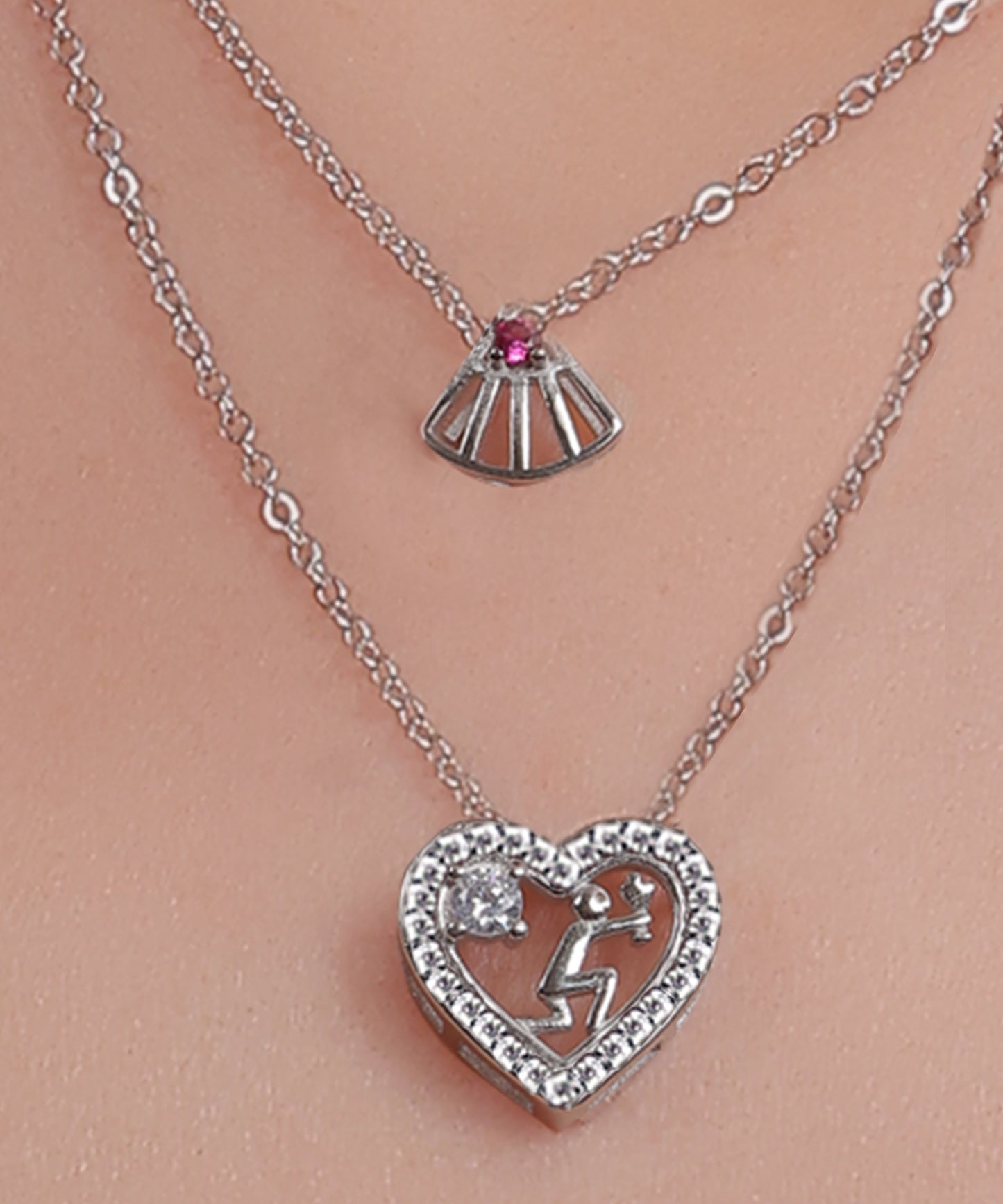 Radiance of Love Layered Pendant