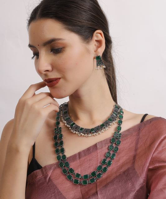 Oxidized Dual-Layer Green Beauty Set