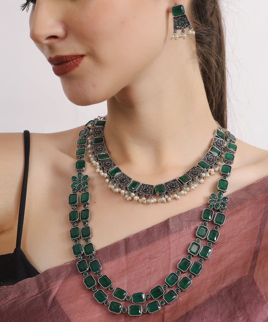 Oxidized Dual-Layer Green Beauty Set