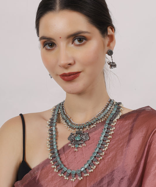 Oxidized Vintage Layered Grace Set