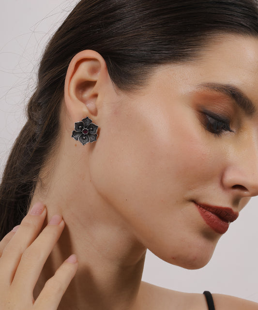 Dusky Petals Studs
