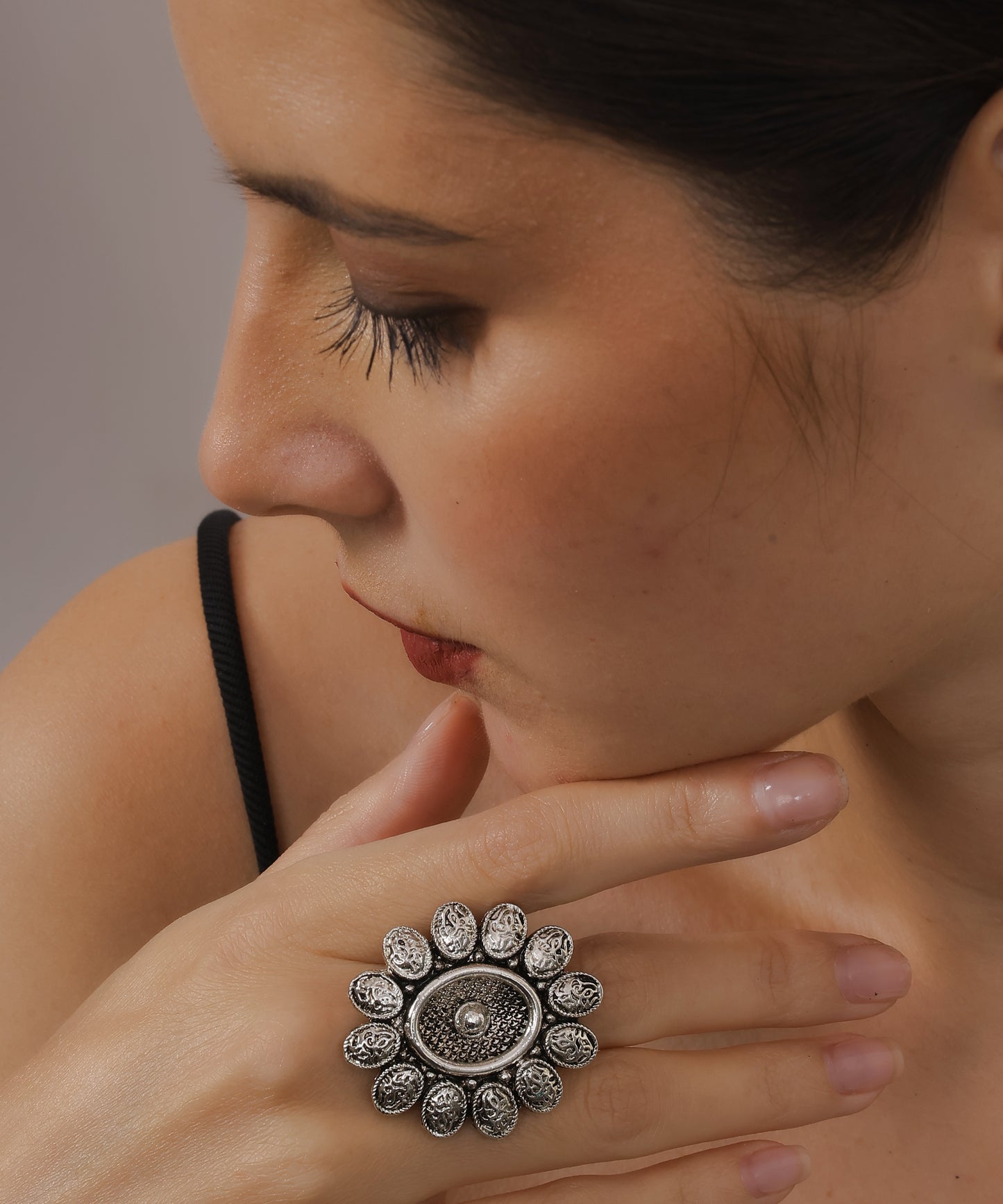 Radiant Blossom Ring
