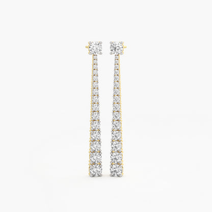 Classic Diamond Drop Earrings