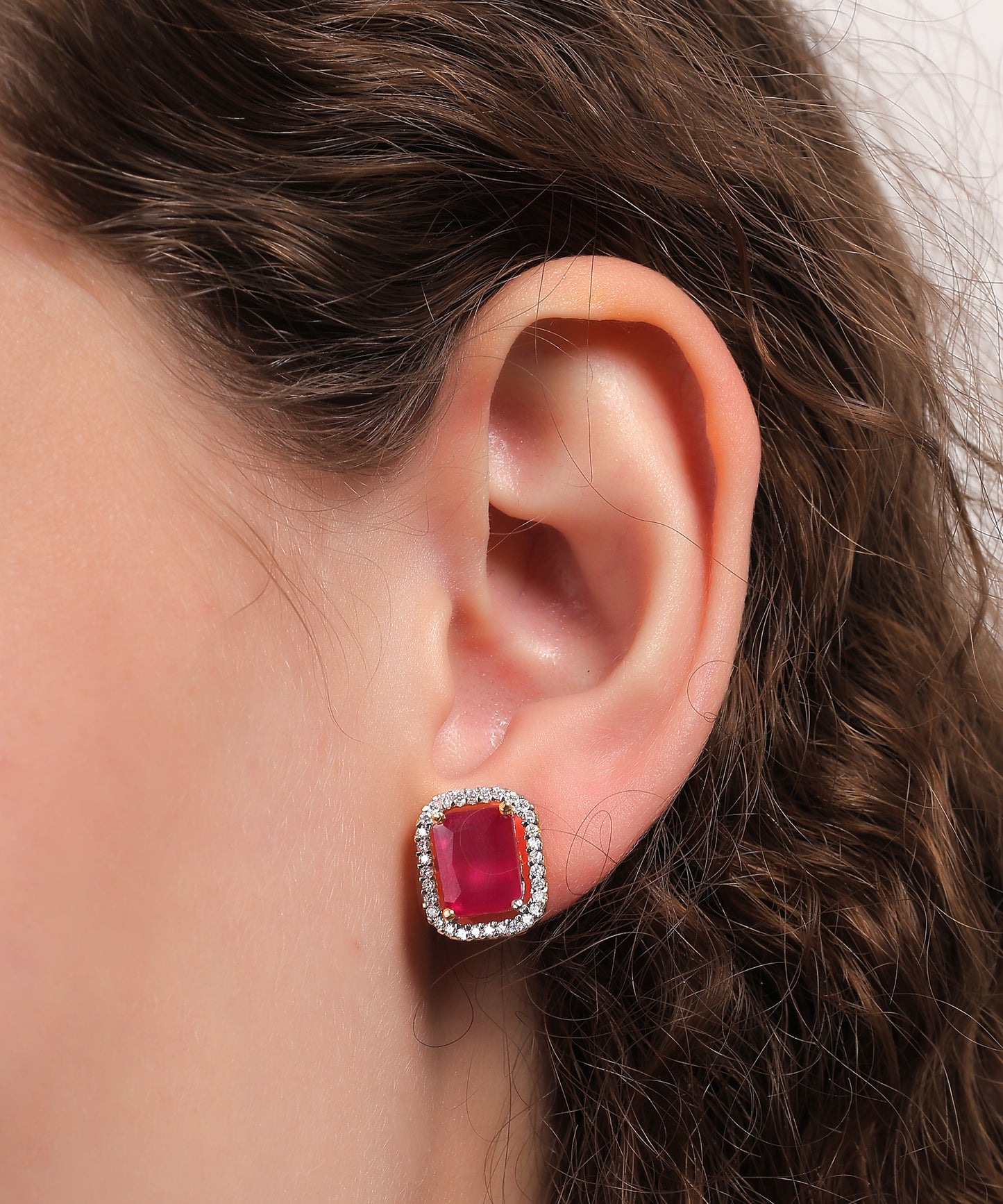 Ruby Radiance Pendant Set