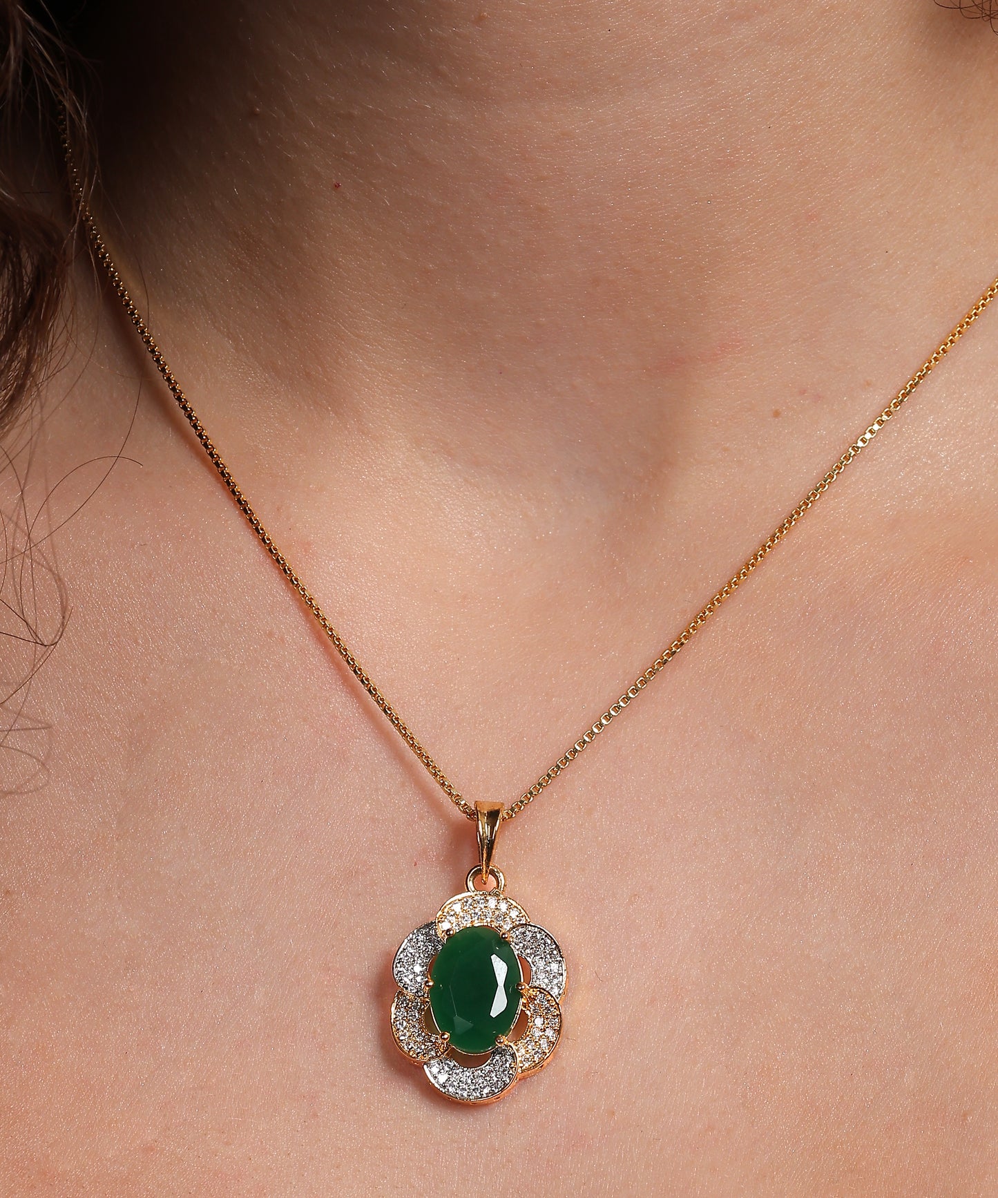 Emerald Blossom Trio Set