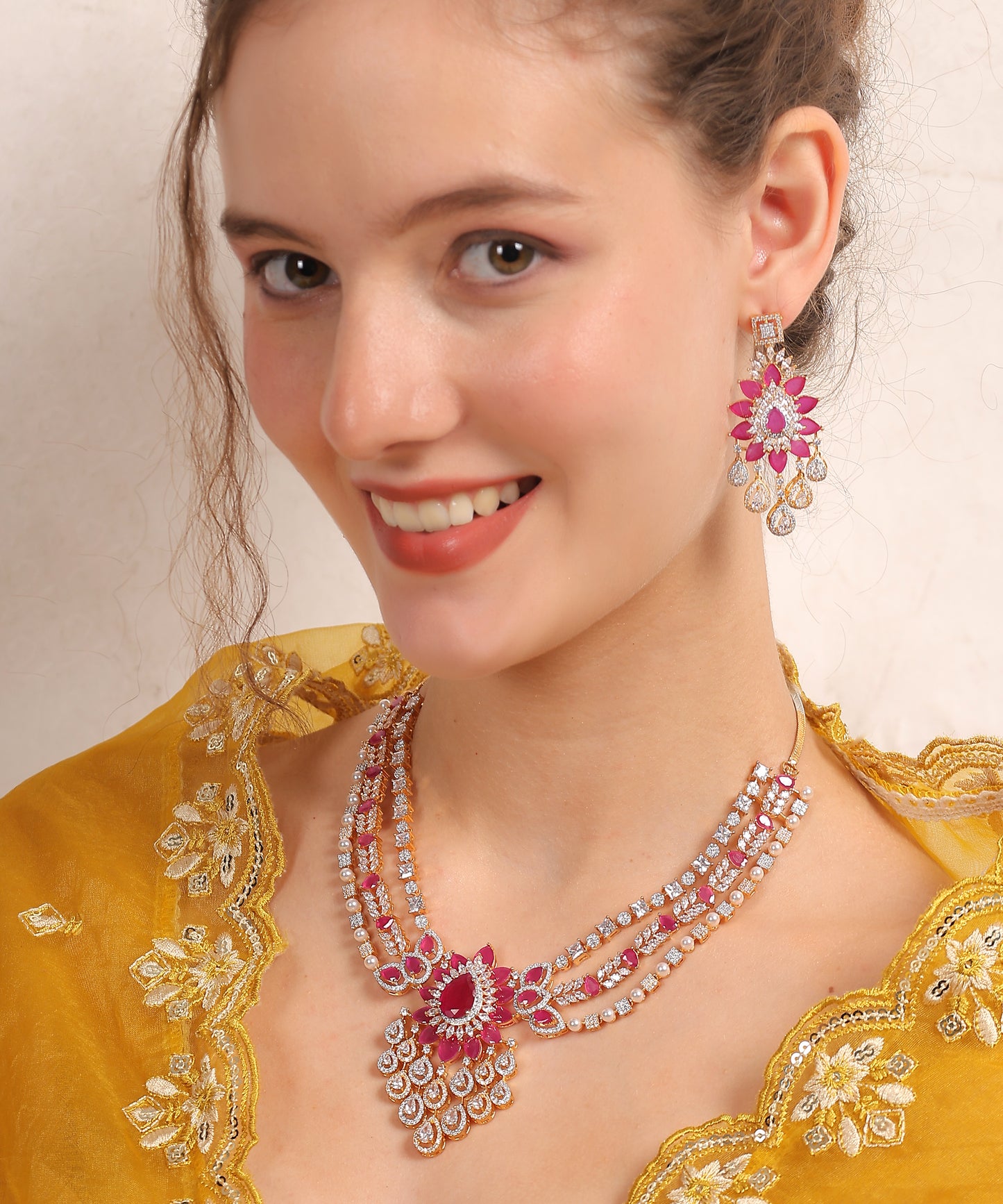 Radiant Ruby Lotus Set