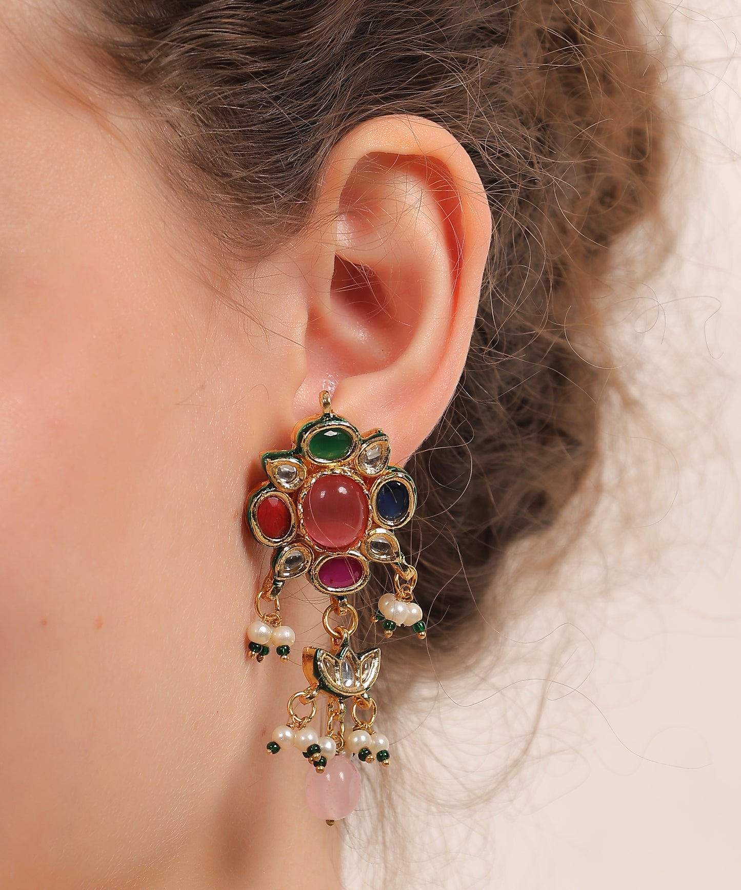 Lotus Kundan Heritage Choker