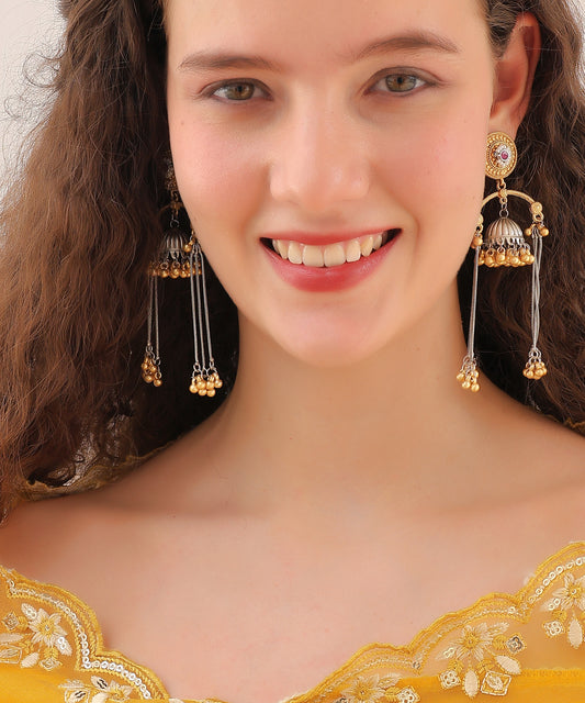 Kashmiri Noor Jhumkas