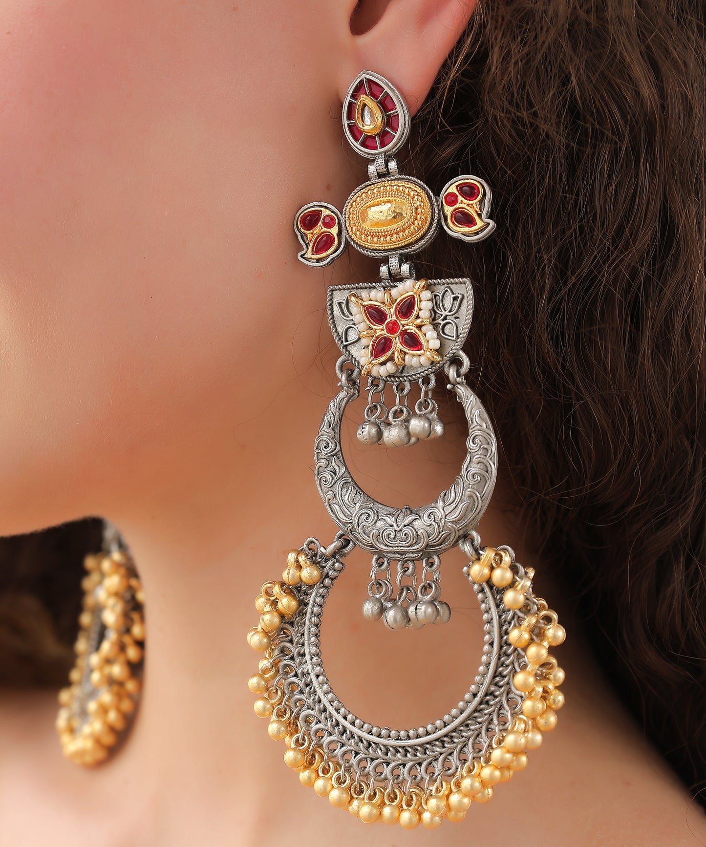Kashi Temple Drops Earrings
