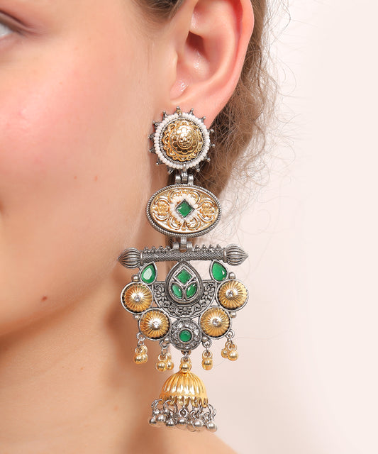 Royal Nakkashi Temple Jhumkas