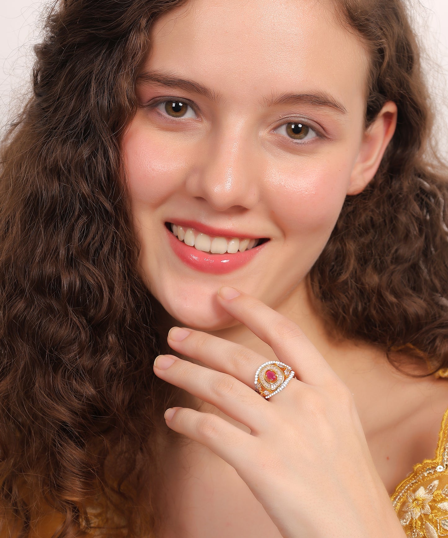 Blush Crown Ring