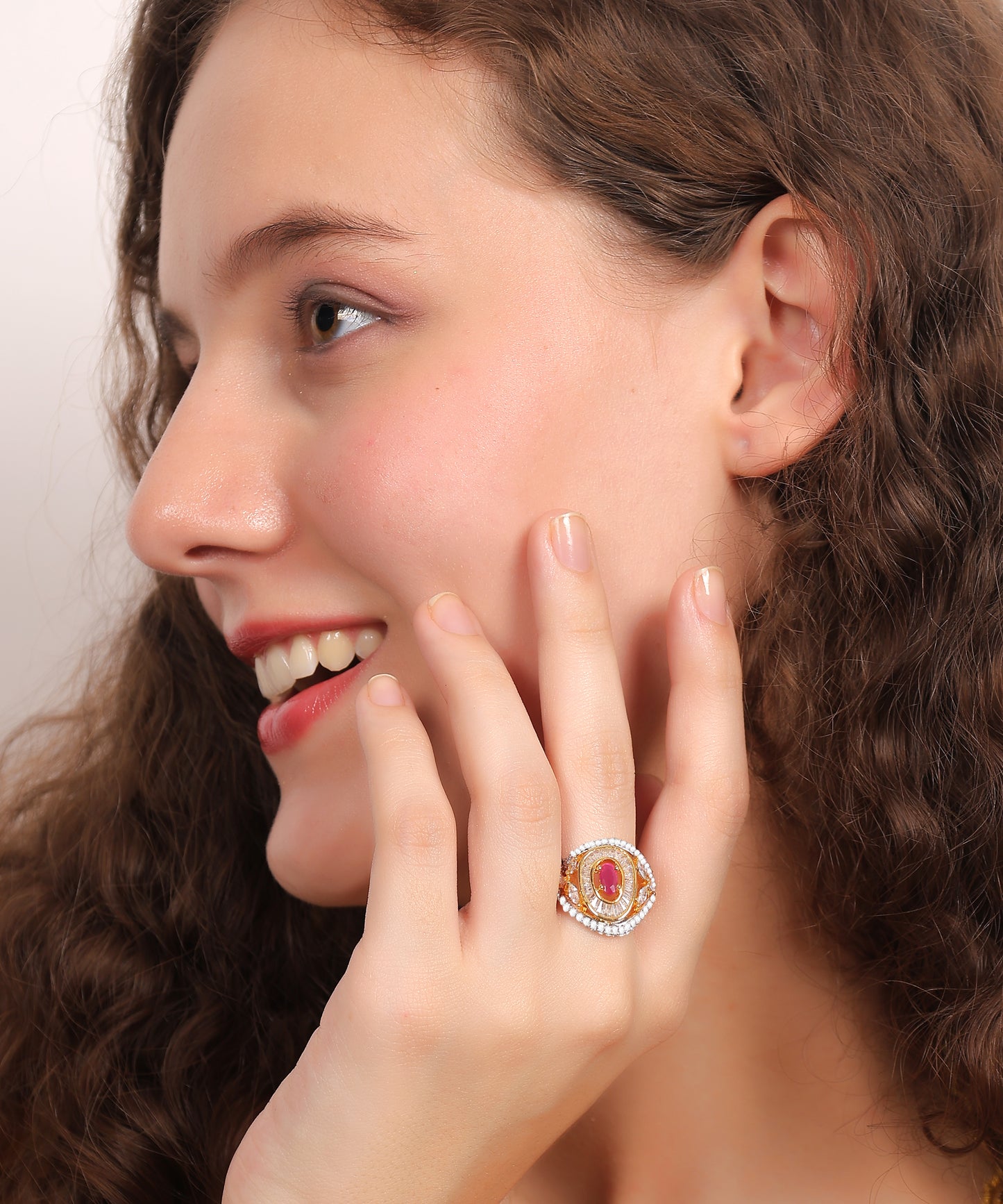 Blush Crown Ring