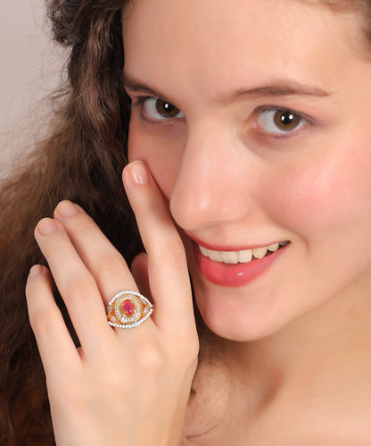 Blush Crown Ring