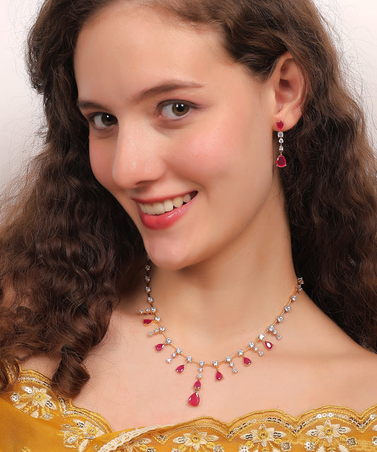 Ruby Drape Elegance Set