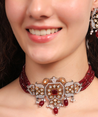 Victorian Polki Kundan Set