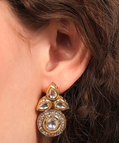 Classic Three-Layer Kundan  Set
