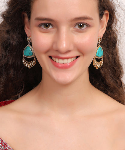 Turquoise Royal Drop Earrings