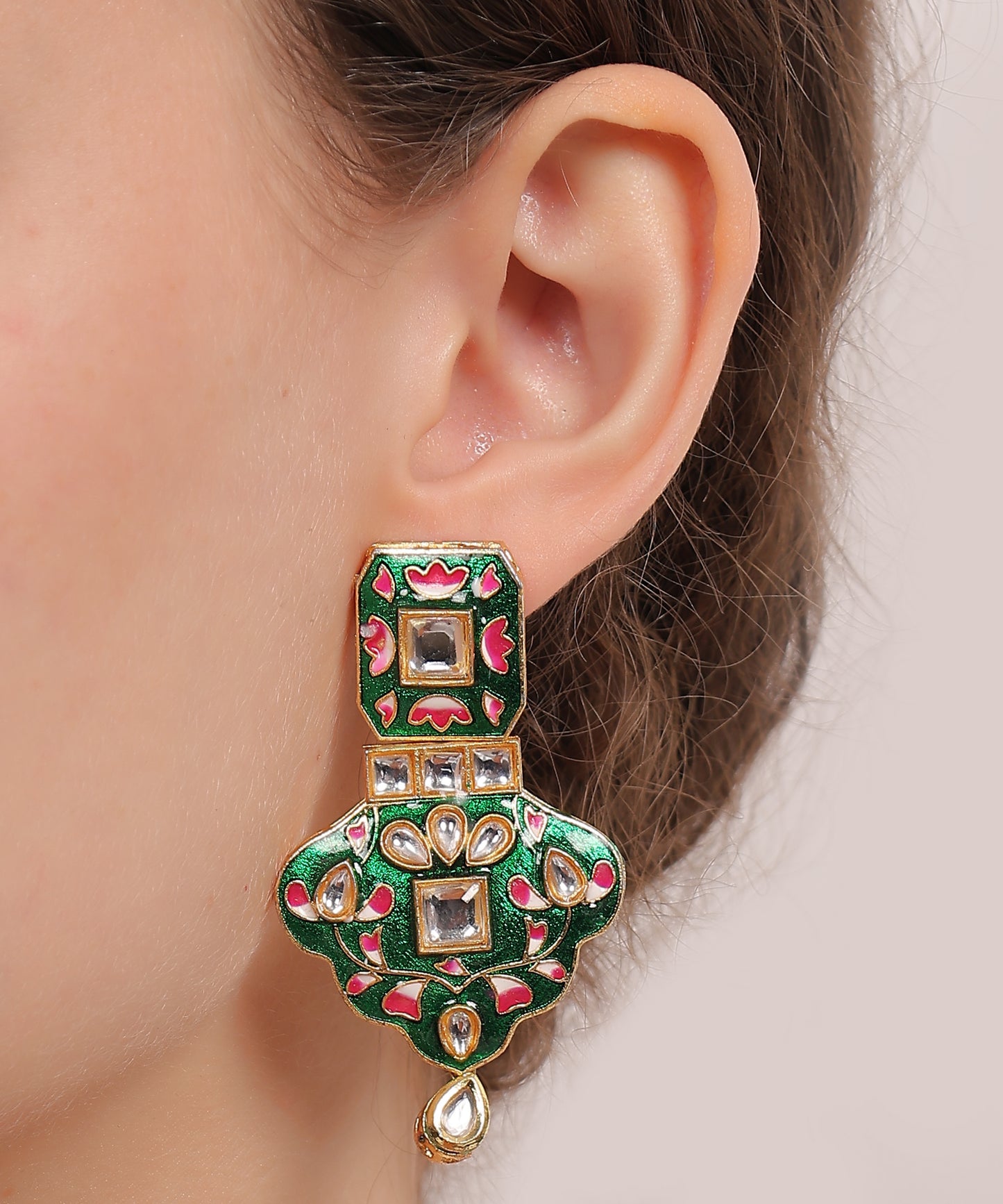 Kundan Enamel Choker Set