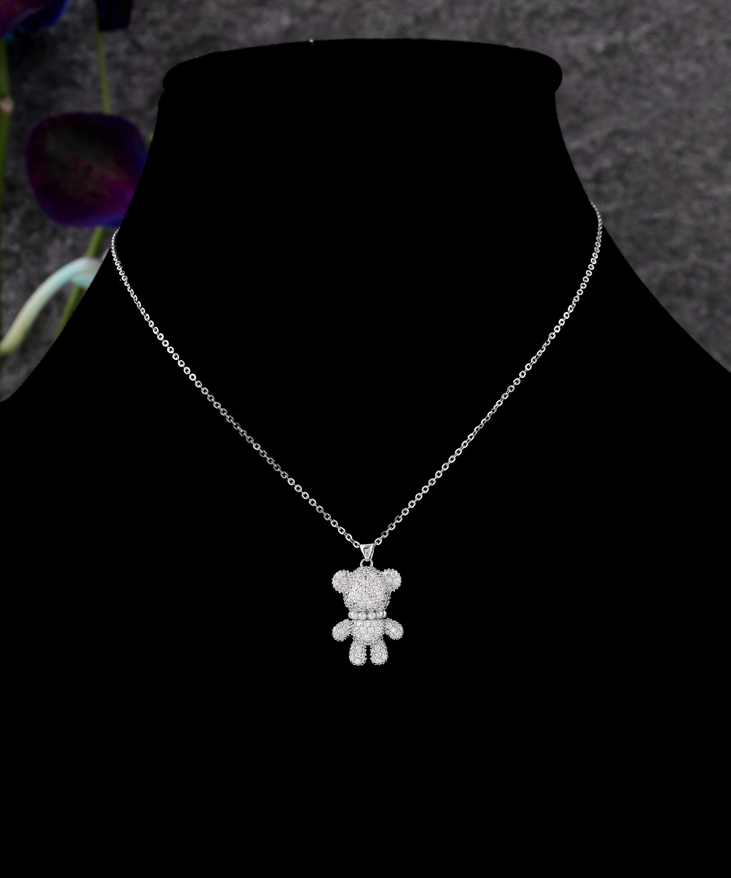 Sparkling Bear Elegance Pendant