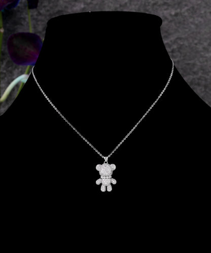 Sparkling Bear Elegance Pendant