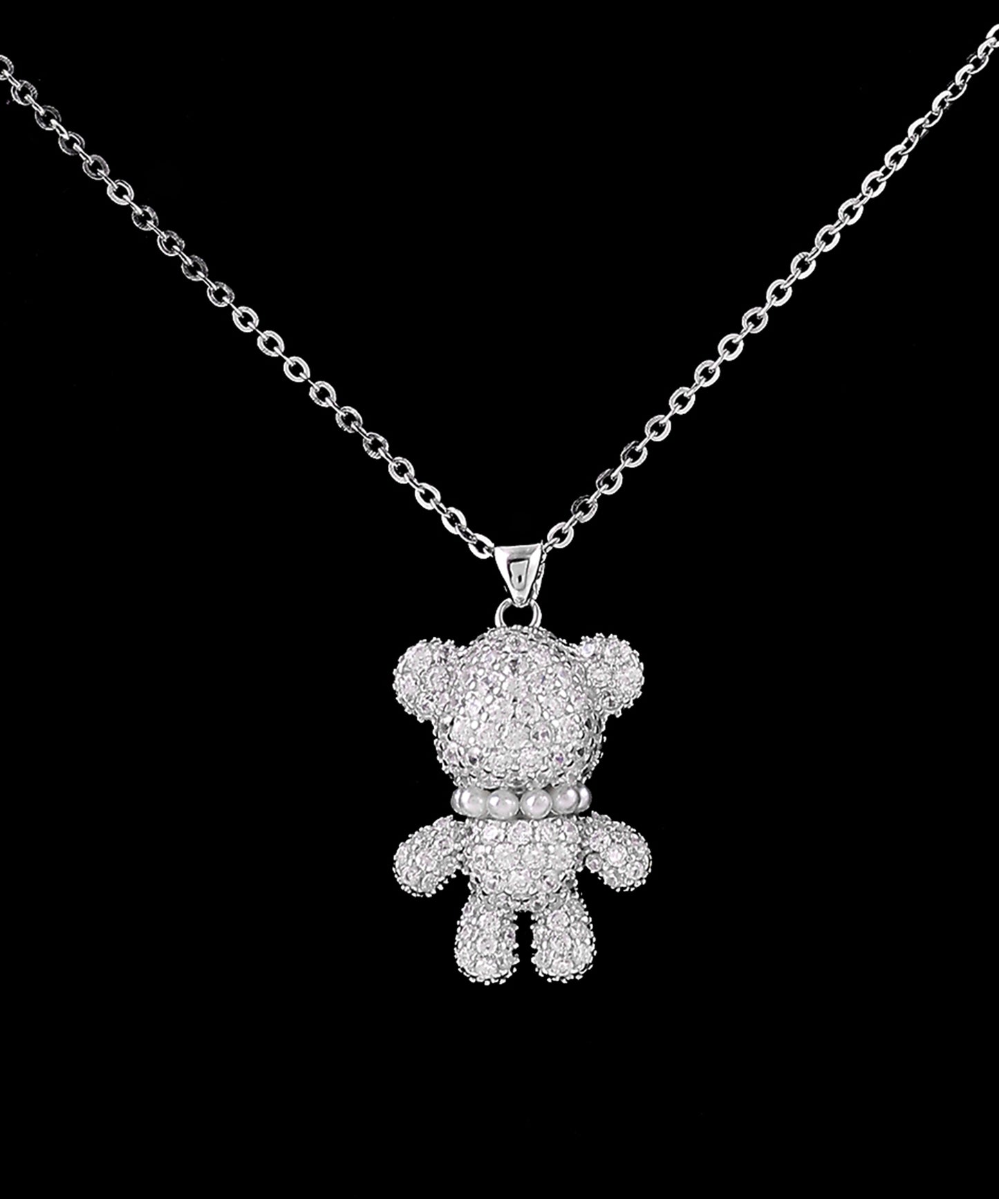 Sparkling Bear Elegance Pendant