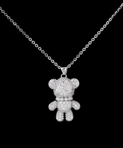 Sparkling Bear Elegance Pendant