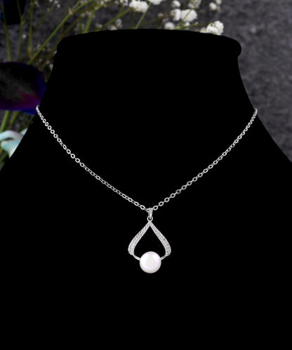 Luminous Pearl Teardrop Pendant