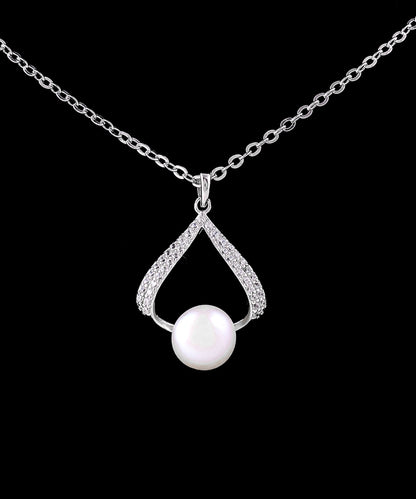Luminous Pearl Teardrop Pendant