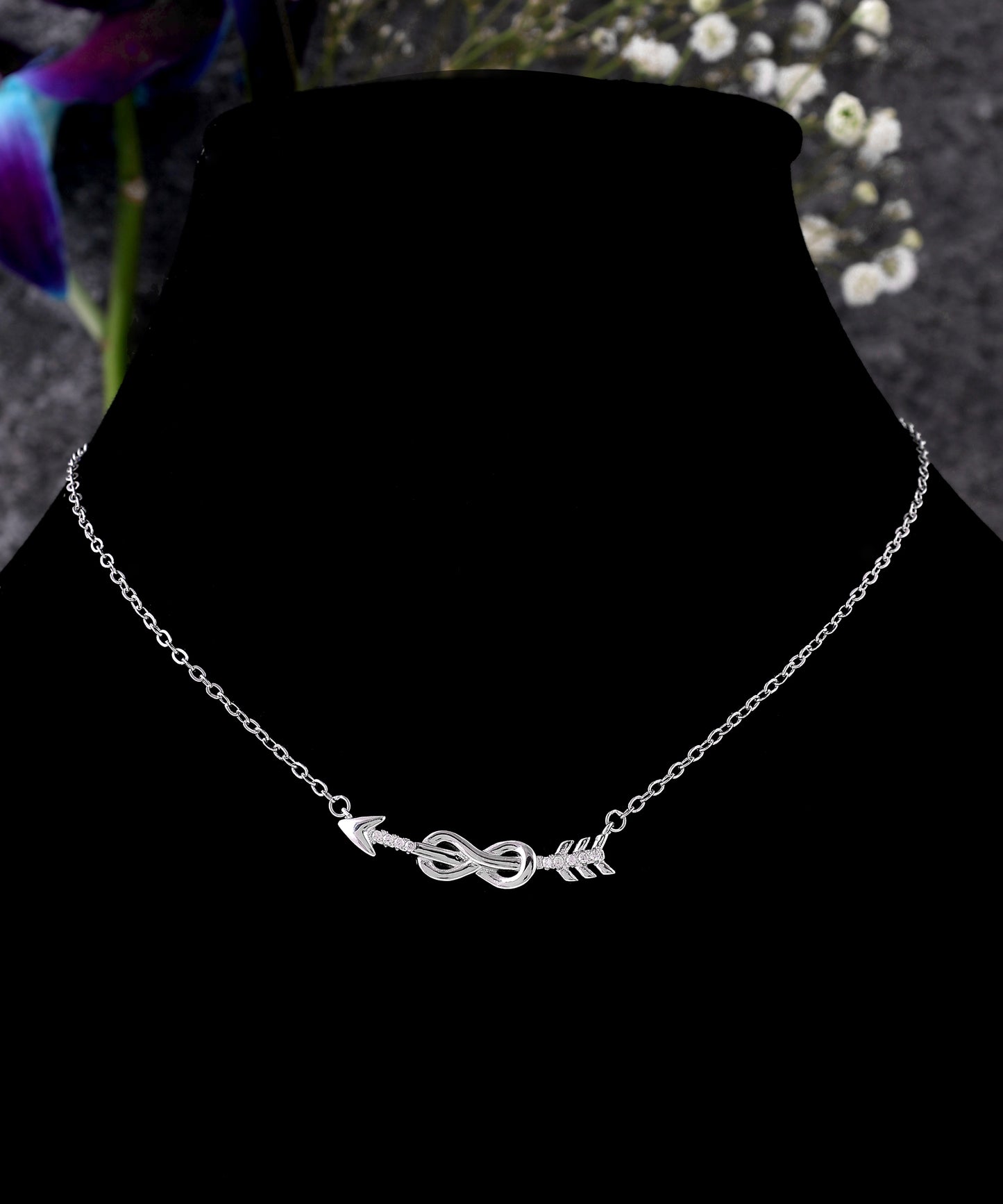 Infinity Arrow Pendant