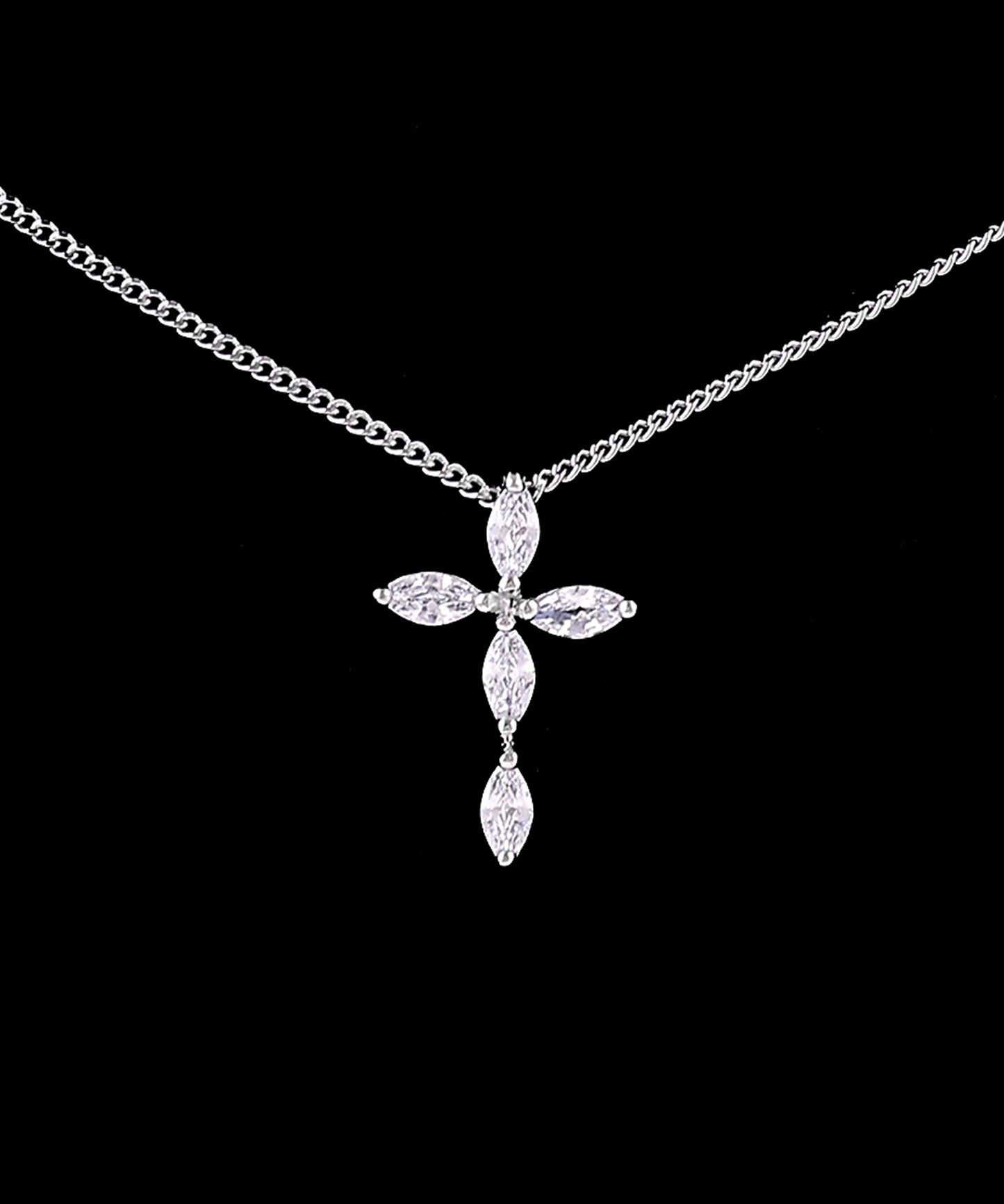 Marquise Cross Pendant