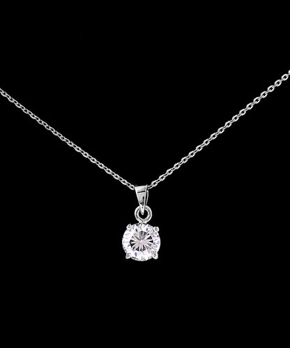 Classic Solitaire Pendant