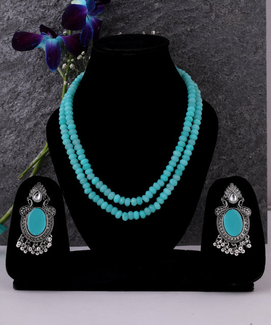Ocean Charm Beaded Necklace